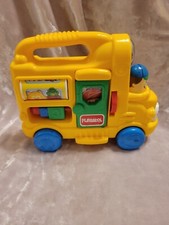 Playskool Busy School Bus - VINTAGE, Developmental Toy, 5527, Countless Features