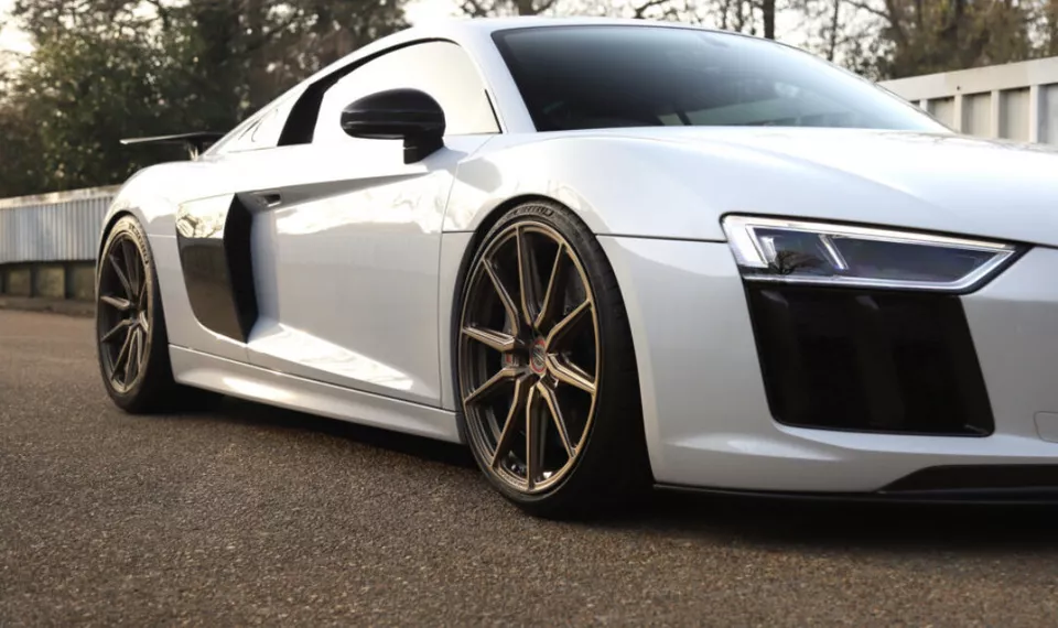 Par de 2 espaciadores de rueda ADAPTEC para Audi R8 (2007-2022) 50 mm - HECHO EN EE. UU. Foto 2 de 4