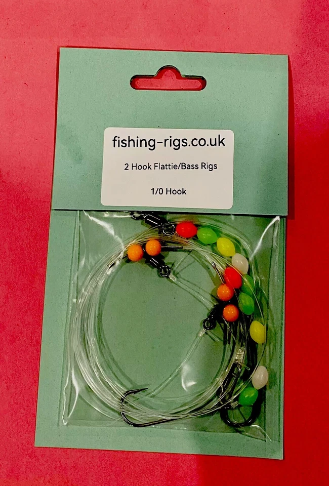 Winter Sea Fishing Rig Pack 20 Rigs In Total 10 X 1 Hook And 10 X 2 X Hook. - Image 2 of 4