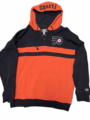 Vintage Philadelphia Flyers Old Time Hockey Causeway Collection Hoodie Men's XXL