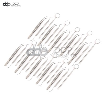 51 Instruments Basic Dental Set Mirror Explorer College plier PR-138