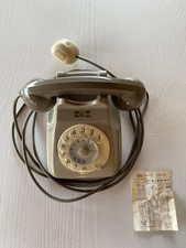 Telefono Fisso Sip Vintage a DiscoRotella Anni 70 80 90 Grigio Retrò D'Epoca .