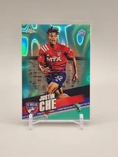 Justin Che 2022 Topps Chrome MLS #157 Rookie Aqua Lava Refractor #'d 296/299