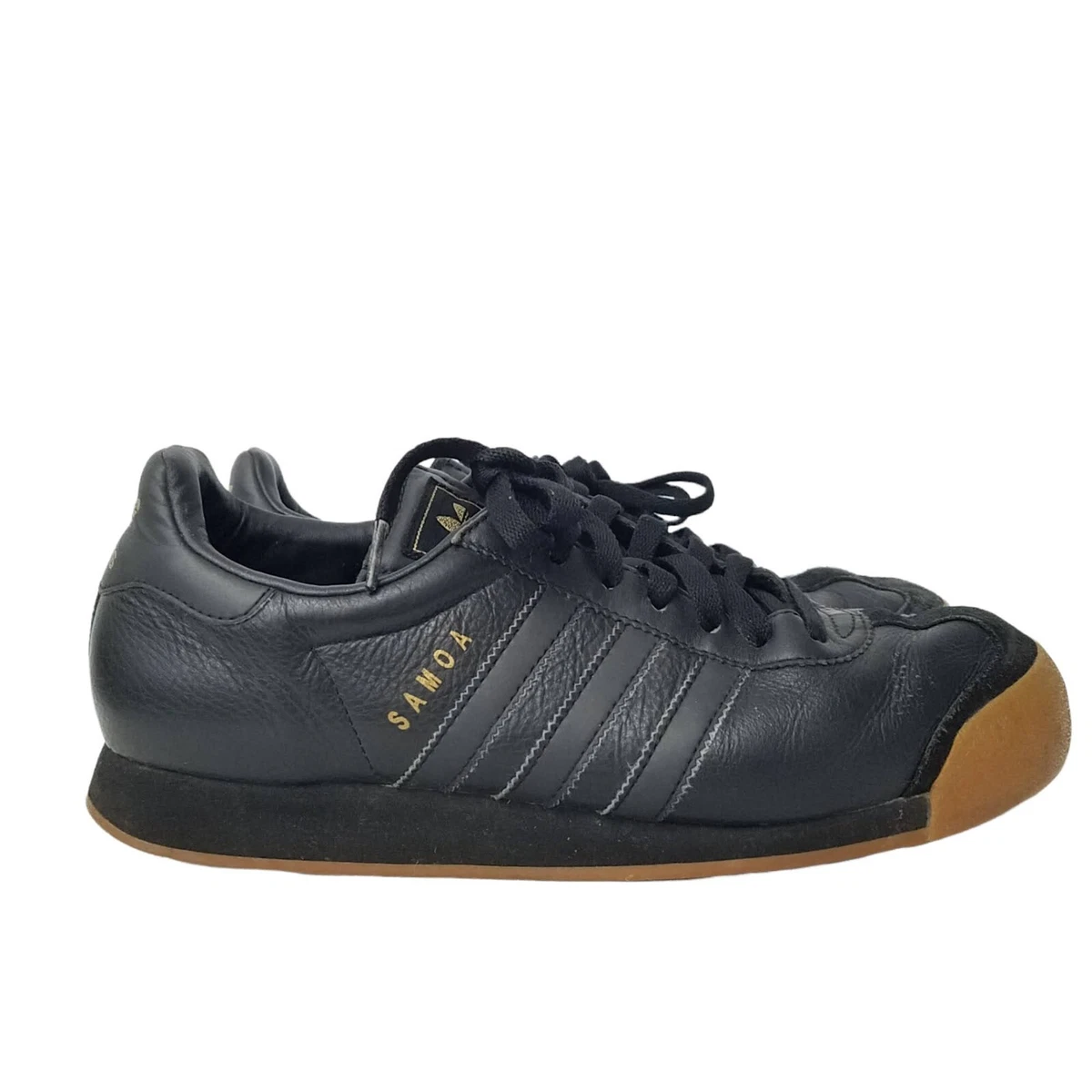 Jep kartoffel Krydret Adidas Womens 10 Samoa Classic Gum Sole Leather Shoe Trefoil Retro Y2K  678870 | eBay