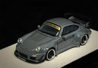PGM 1/64 RWB 930 セメントグレー PGM 1:64 Porsche RWB 930 Cement Grey (2 Versions) – Horizon