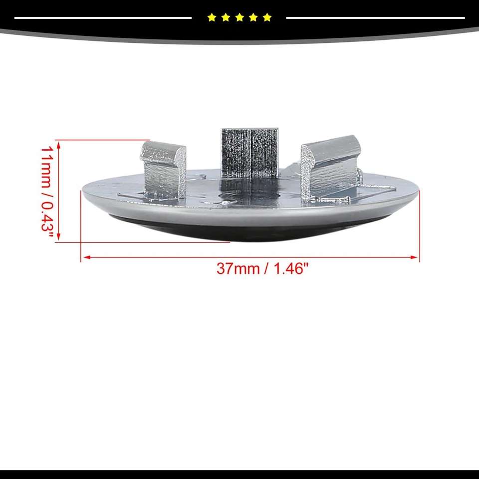 Pieza de 1 cubierta emblema perilla de cambio de marchas de 5 velocidades apta para Volkswagen Jetta 98-12 Foto 2 de 4