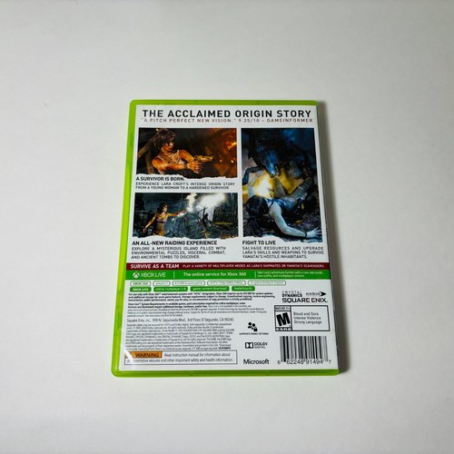 Tomb Raider (Microsoft Xbox 360, 2013) (CIB) (Tested) - Picture 3 of 3