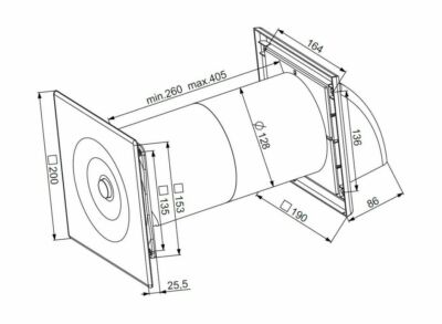 125 Mm Einzelzimmer-Wärmerückgewinnungsset – Fr Produktbild-Vorschau 2
