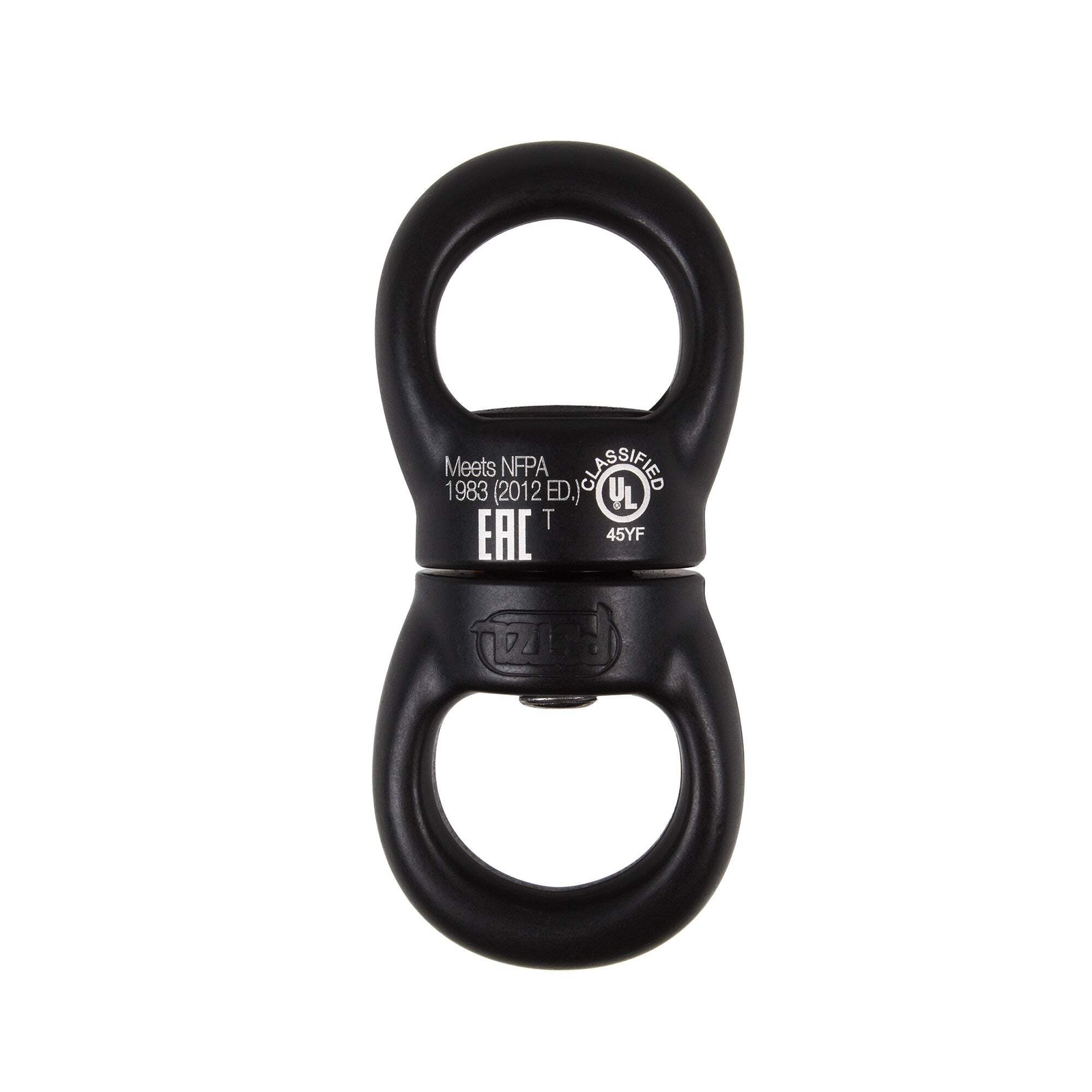 Petzl Small Black Ball Bearing Swivel - Smooth Spinning & Reliable