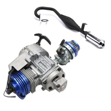 49CC 50CC 2 Stroke Gas Big Bore Engine Motor Muffler for Dirt Bike ATV Quad US