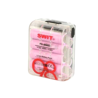 SWIT PB-M98SE, Transparent 98Wh Pocket Mini Battery, V-Mount