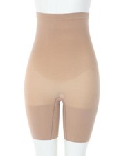 SPANX 302346 Women Higher Power Short, Cafe Au Lait Size L