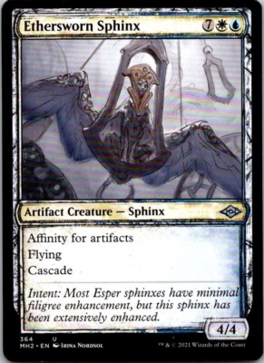 Magic the Gathering Ethersworn Sphinx Showcase Modern Horizons 2 MTG Free Ship!