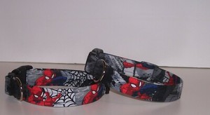 spiderman dog collar