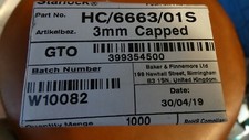 Box 1000 Starlock Capped Push on Fastener HC/6663/01S 3mm