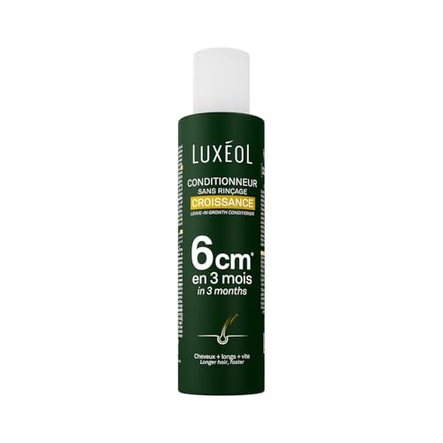 Conditionneur Croissance Sans Rinçage Luxéol 200ml pour accélérer la pousse des cheveux fins
