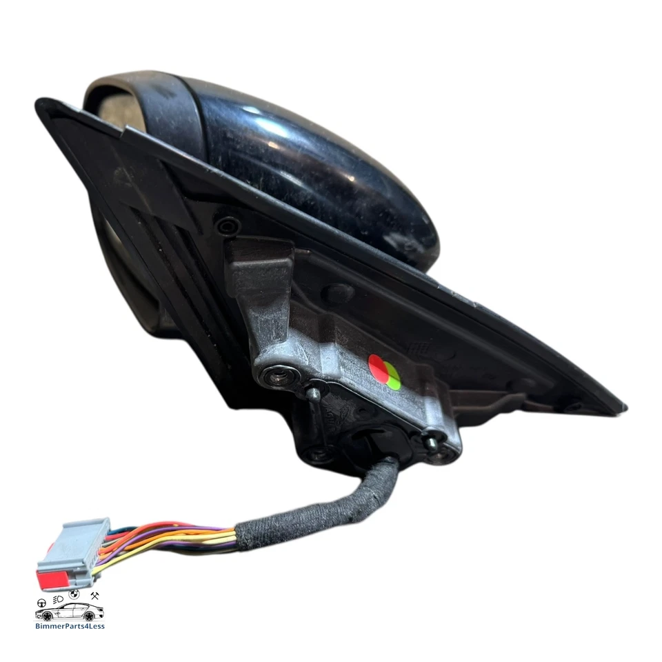 Espejo retrovisor Jaguar XJ X351 2011 plegable eléctrico lado izquierdo del pasajero negro ébano Foto 4 de 4