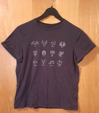 T-Shirt  für Damen XS Sternzrichen H+M marineblau