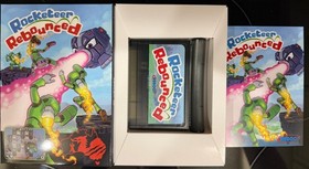Rocketeer ReBounced Atari Jaguar Cartridge Complete CIB Free US Shipping