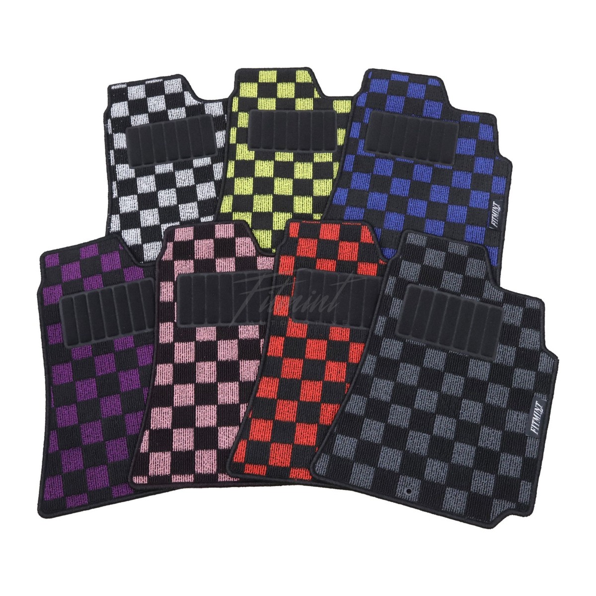 Fits R34 Skyline GTT / GTR Checker Floor mats! JDM RB26 RB20