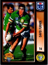 DAVID FURNER 1994 Dynamic S2 Rugby League NRL Card CANBERRA RAIDERS #16 PSA