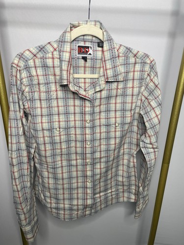 Panhandle Slim Brooks & Dunn Collection Plaid Western Long Sleeve Buttondown
