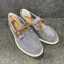 SPERRY Authentic Original 2-Eye Lite Boat Shoes Men's Size 8 Navy 