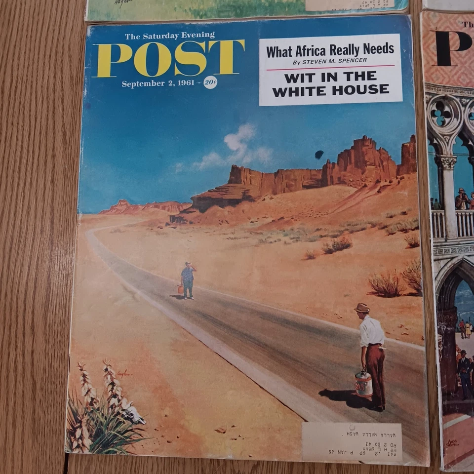 SATURDAY EVENING POST MAGAZINES VINTAGE 1961 LOT OF 4  JAN, JUN, JUL, SEPT Foto 3 de 4