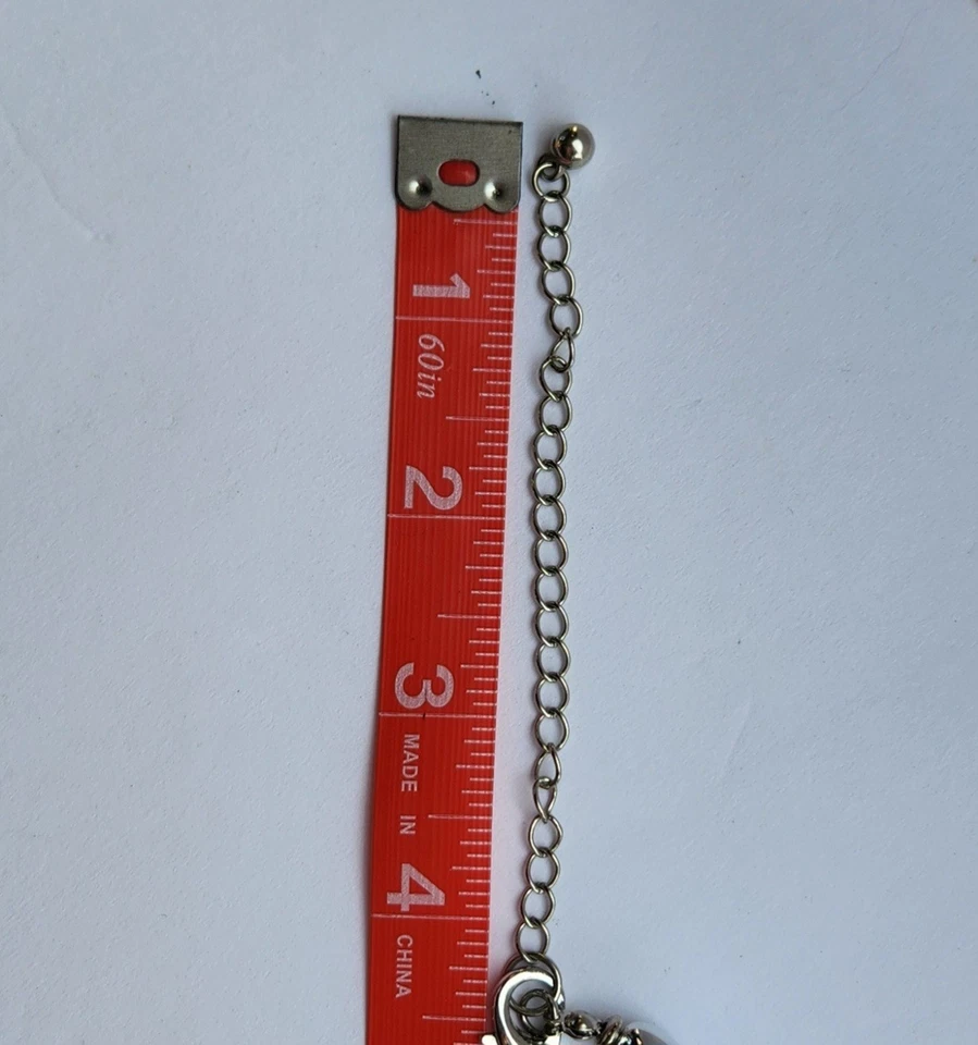 Collar llamativo abstracto tono plata Chicos cuentas huecas irregulares de alto brillo Foto 4 de 4