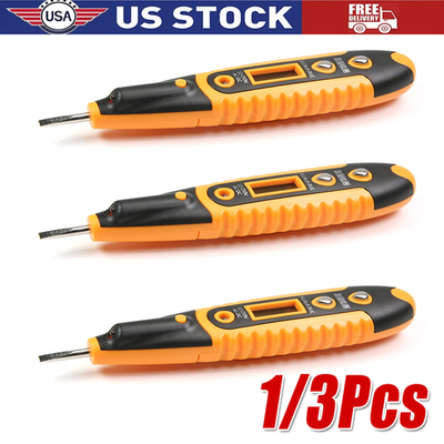 #ad #ad Voltage Electric Tester Volt Detector Test Pen AC DC Non Contact Sensor 12 1000V $5.00