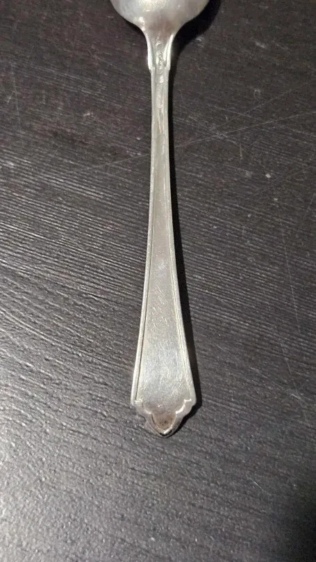 Vintage J.S.Co Sterling Silver Demitasse Spoon Knight Mark 13g