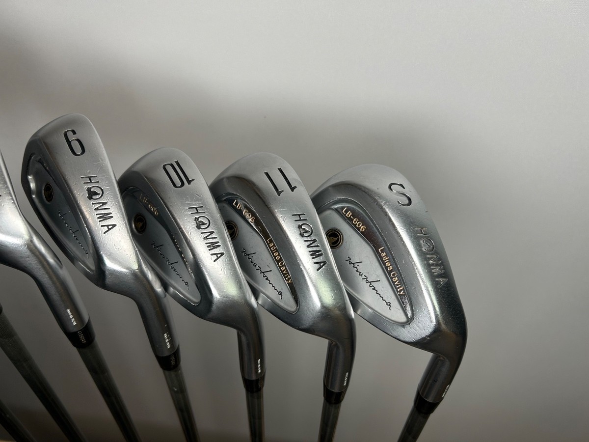 HONMA LB-606 4-Star 5-sw 8pcs Ladies Iron Set L-Flex Super Light