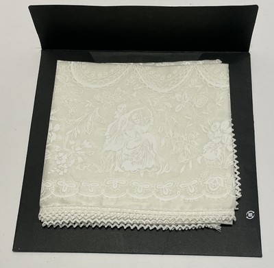 Yoshie Inaba Handkerchief 100% Cotton 20in. Elegant Sophisticated Timeless NICE
