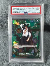 PSA 9 Dracule Mihawk (SP Alt) The Azure Sea's Seven OP12-030 EN One Piece B13