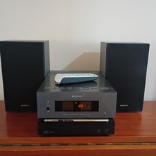 SONY CMT-BX1 Micro Hi-Fi Component System w/Speakers Remote Tested Great