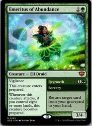 Emeritus of Abundance 145/444 Secrets of Strixhaven Mythic Near Mint