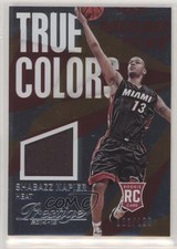 2014 Panini Prestige True Colors Materials Plus 123/199 Shabazz Napier #44 0w8