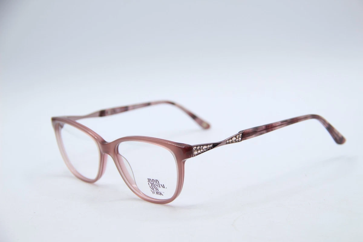Jimmy Crystal New York Menton Burgundy Tortoise Swarovski Crystal Eyeglasses Jimmy Crystal® Prescription Glasses | CoolFrames  main image 2