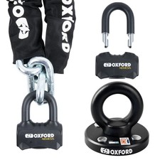 Oxford Nemesis Kette 2M & Oxford Rota Force Anker Motorrad Bike Konvolut