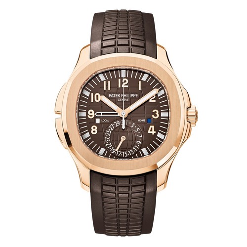 Patek Philippe Aquanaut 5164R-001 Brown Embossed Dial Rose Gold Watch