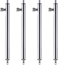 4 Pcs 22mm Quick Release Spring Bar Watch Band Pins Stainless Steel Repair