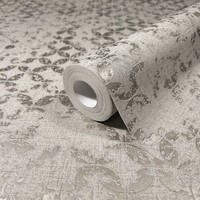 Eur 4,69/Qm /Tapete Marburg 35118 Beton Grau Textiloptik Silber Geometrisch