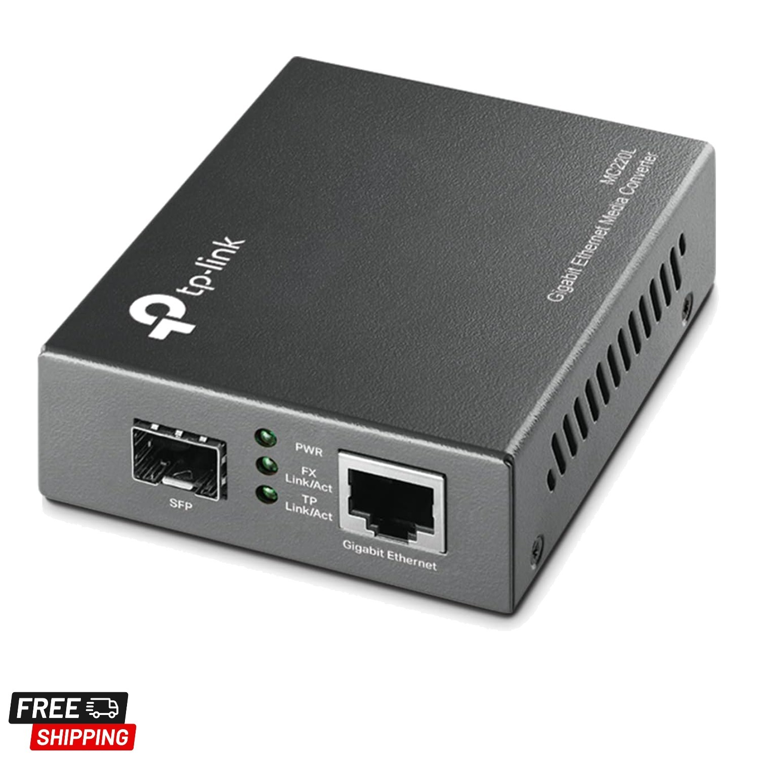 MC220L | Gigabit SFP to RJ45 Fiber Media Converter | Fiber to Ethernet Conver.... Available Now for $49.99