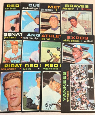 1971 Topps Baseball Pick & Choose - Complete Your Set