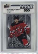 2024-25 Upper Deck Series 2 Population Count 500 /500 Seamus Casey #PC-36 12gf