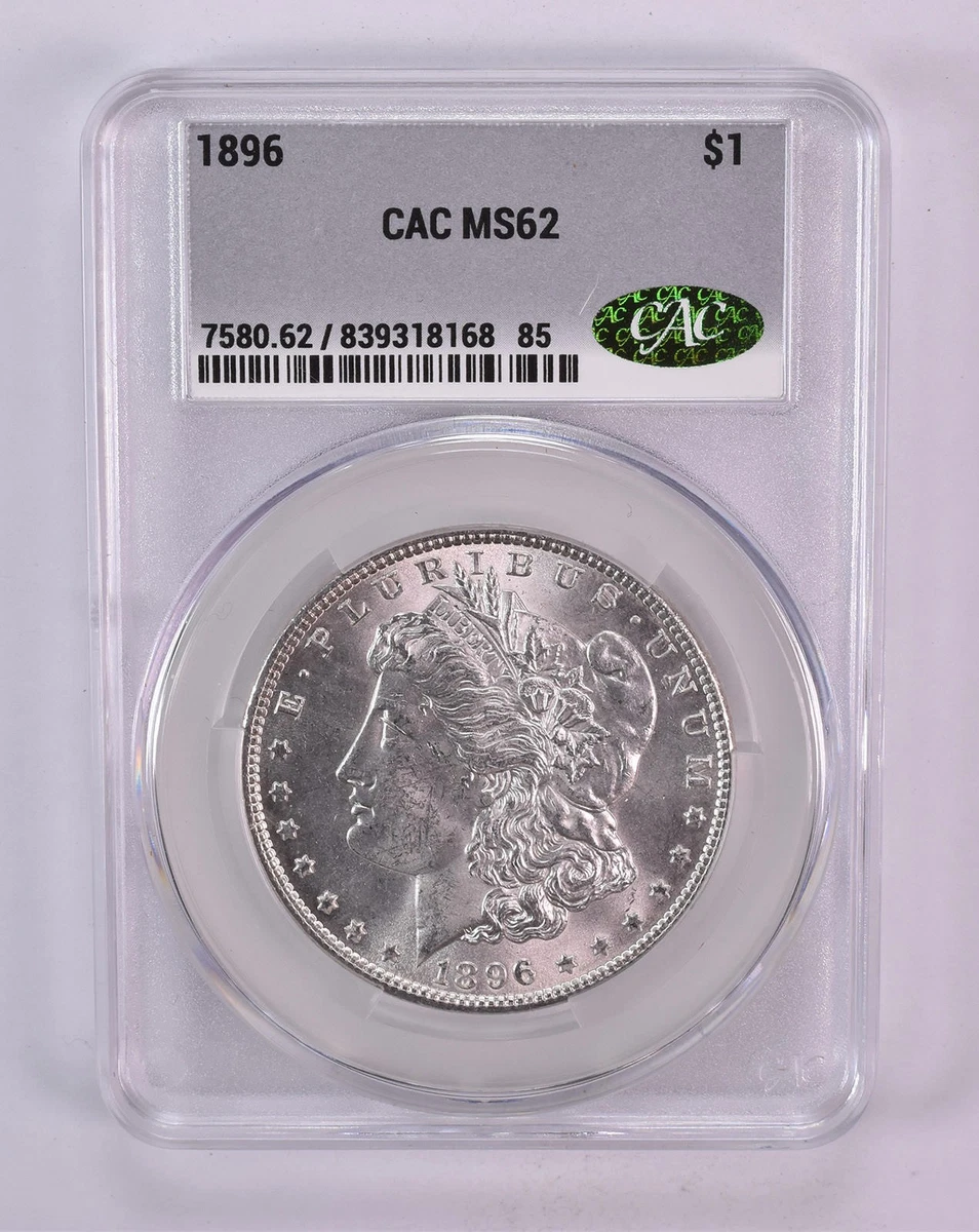 MS 62 Graded 1896 Year Morgan US Dollars (1878-1921) for sale | eBay