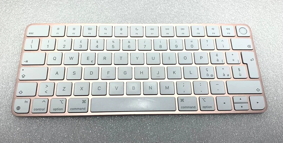 Magic Keyboard APPLE A2449 Qwerty Touch ID Tastiera Originale Mac Bluetooth PINK