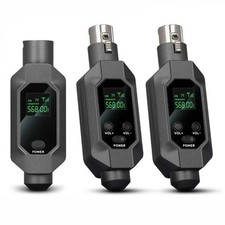 Hridz 2 in 1 Wireless UHF Microphone XLR Converter For Microphone Mixer Speaker