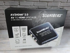 SoundBeast Video Audio Capture Box 2.0 VCR, VHS, AV, RCA to Digital Converter