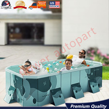For Kids & Adults Foldable Non-Inflatable Summer Swimming Pool Garden Outdoor&nbsp;